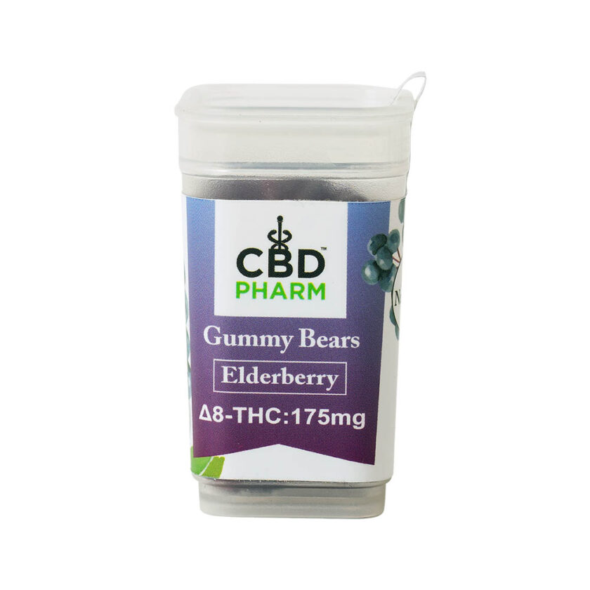 CBD Pharm- Elderberry Delta 8 Gummy Bears