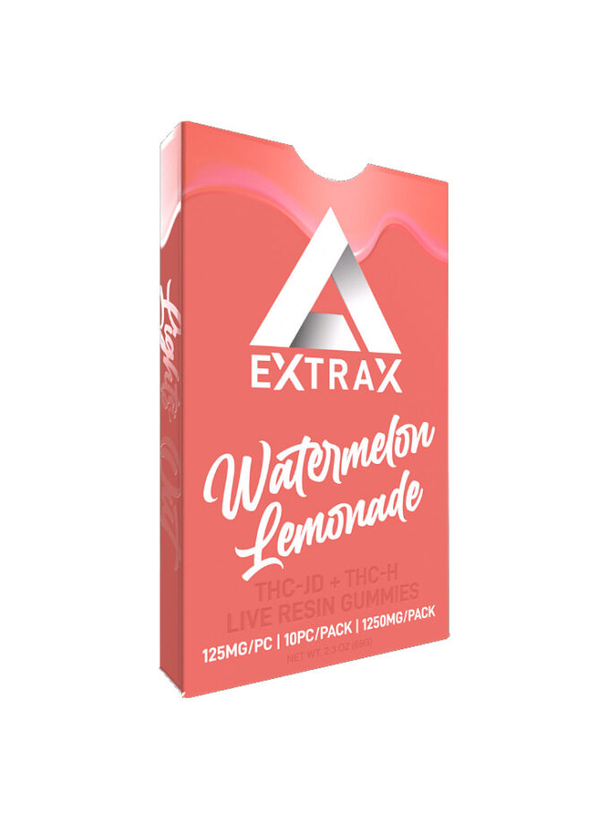 Delta Extrax Lights Out Watermelon Lemonade Live Resin Gummies