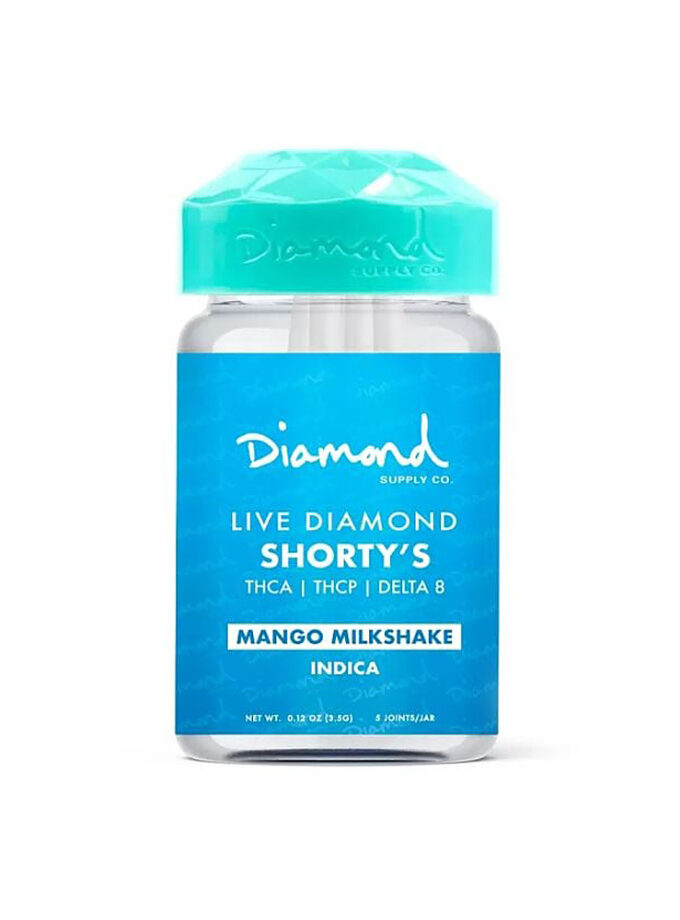 Diamond Supply Company Mango Milkshake Indica THCA THCP D8 Shorty Joints