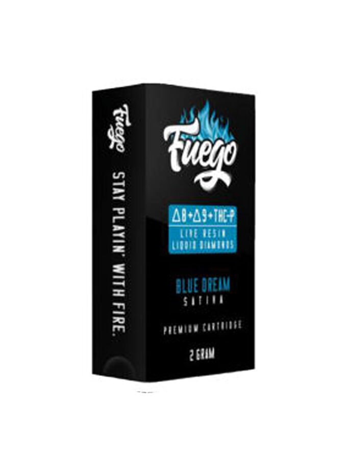 Fuego Live Resin Blue Dream Sativa D9 THC-P Cartridge