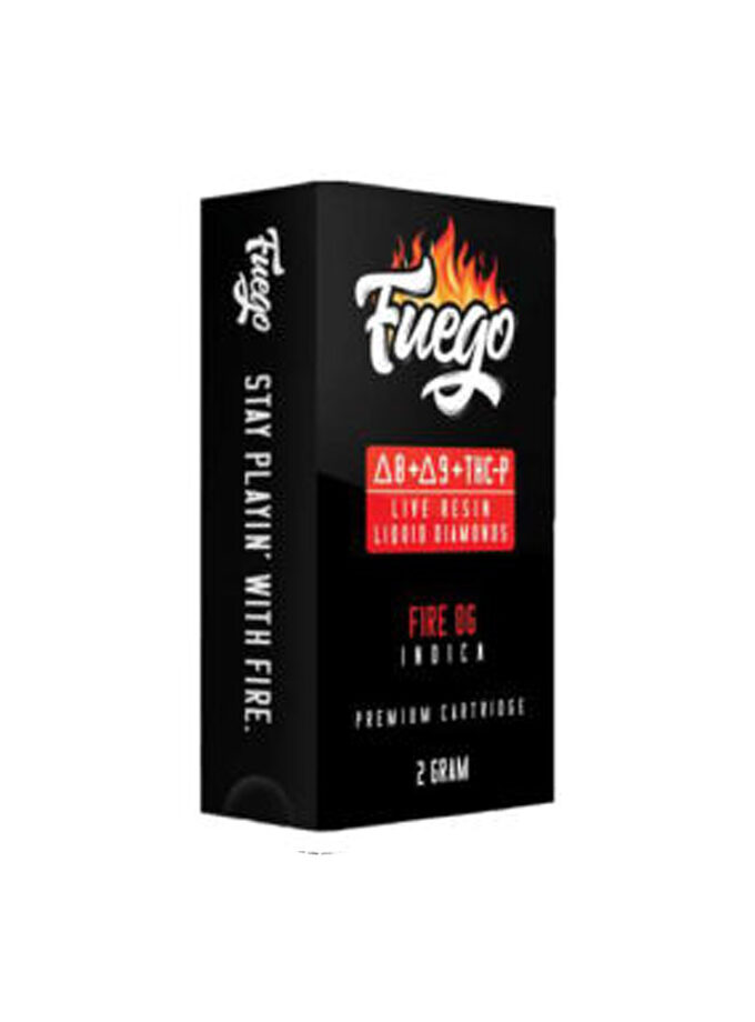 Fuego Live Resin Fire OG Indica D9 THC-P Cartridge