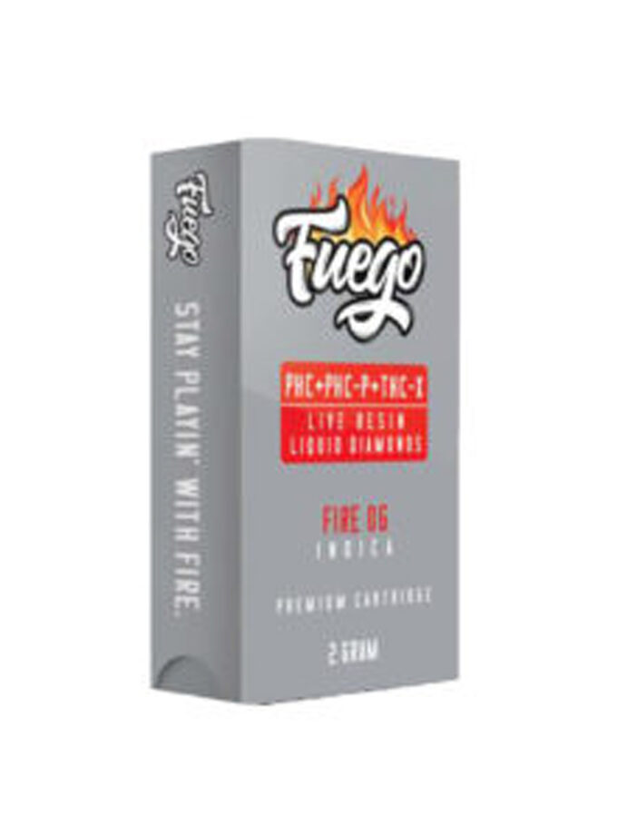 Fuego Live Resin Fire OG Indica PHC P + THC-X Cartridge