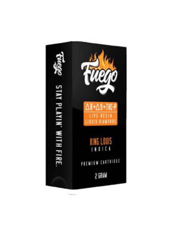 Fuego Live Resin King Louis Indica D9 THC-P Cartridge