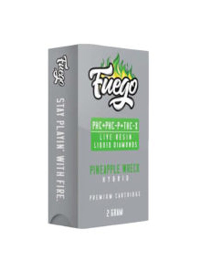 Fuego Live Resin Pineapple Wreck Hybrid PHC P + THC-X Cartridge