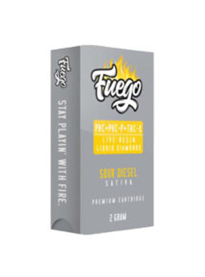 Fuego Live Resin Sour Diesel Sativa PHC P + THC-X Cartridge