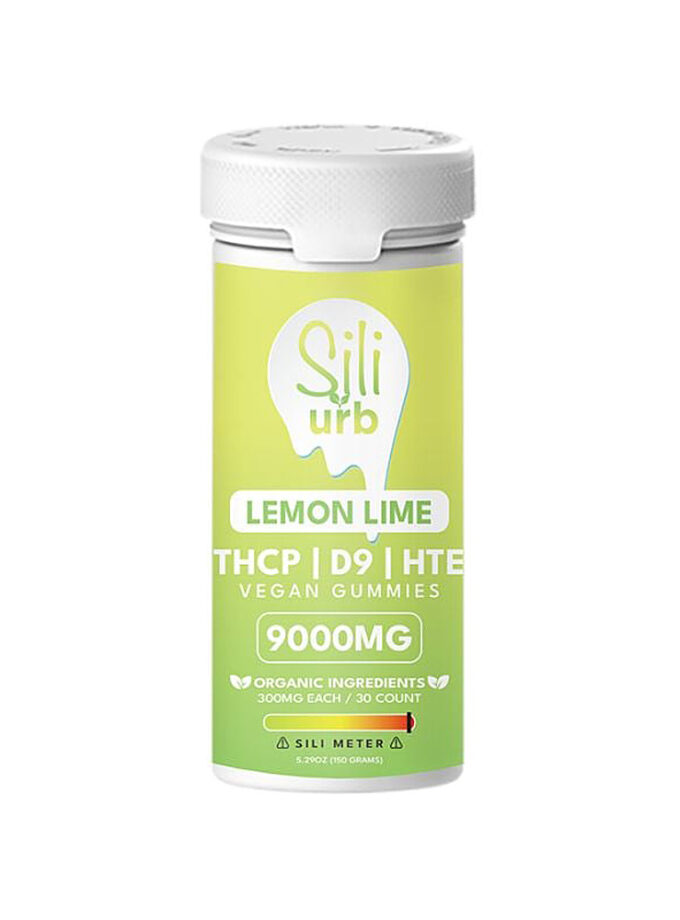 Sili X Urb Lemon Lime THCP D9 HTE 300mg Vegan Gummies 30 Count