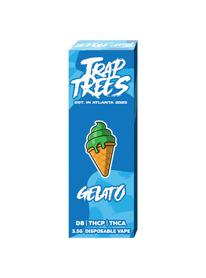 Trap Trees Gelato Indica D8 THCP THCA Disposable Vape