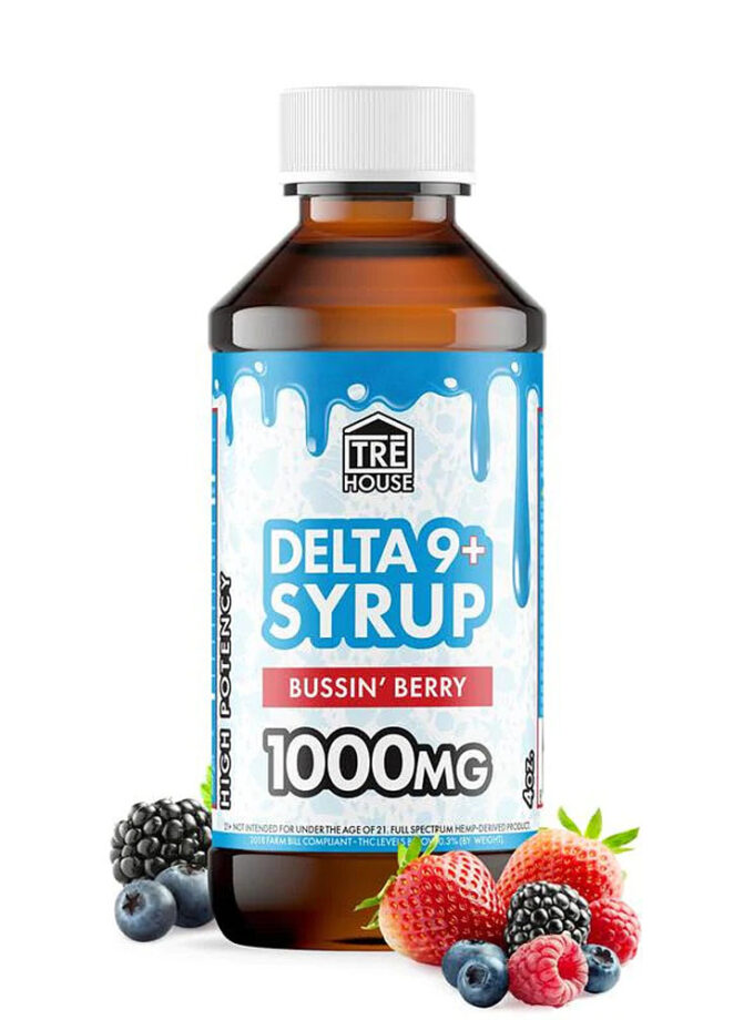 Tre House Syrup Bussin’ Berry Delta 9+ Syrup