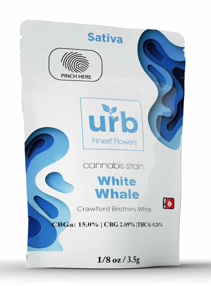 URB CBG White Whale Sativa Package - 3.5g