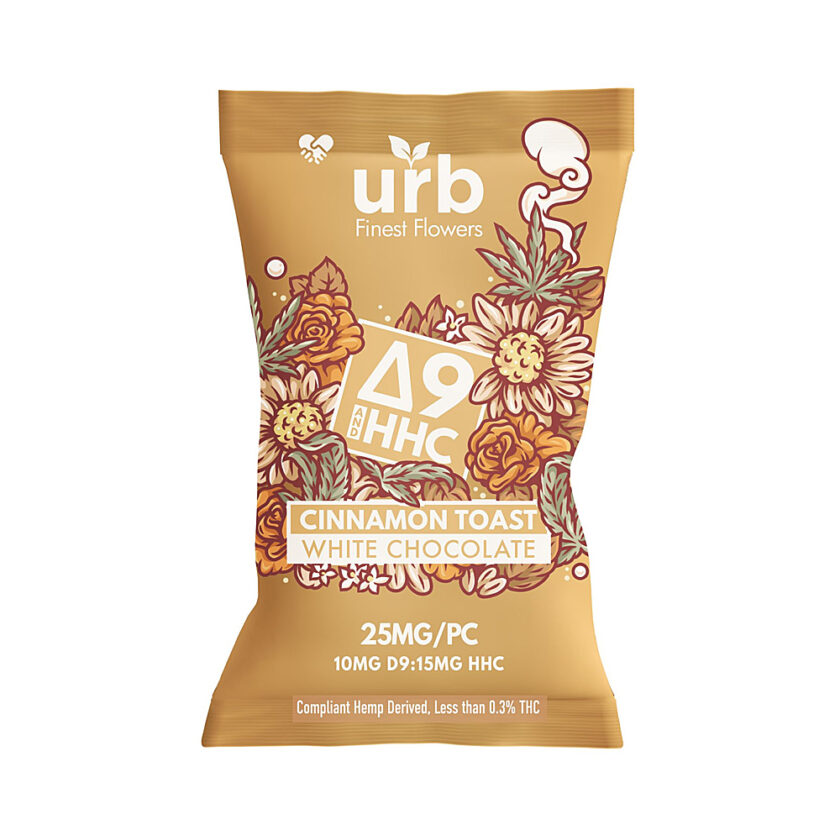 URB Delta 9 & HHC Single Serve Cinnamon Toast White Chocolate