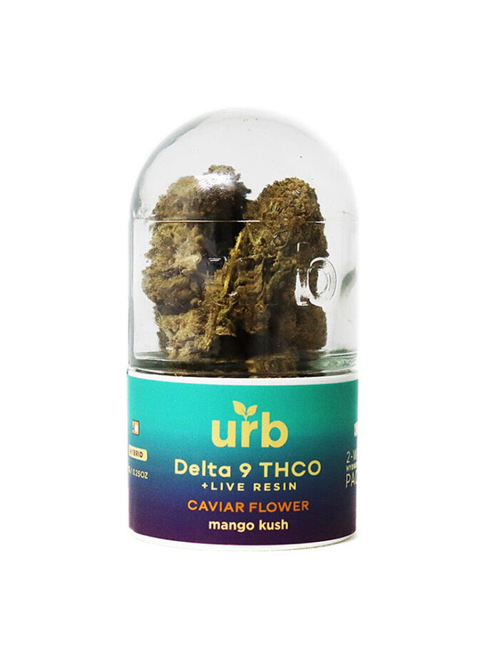 URB Mango Kush Delta 9 THCO + Live Resin Caviar Flower