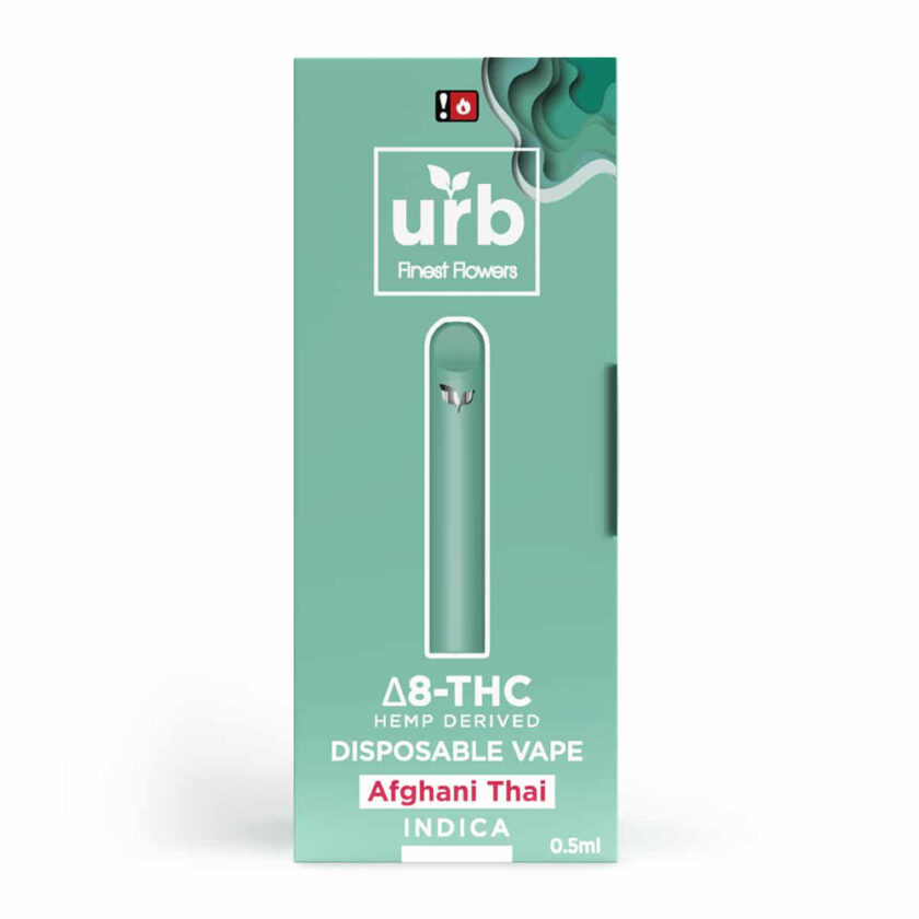 Urb Afghani Thai Indica Delta 8 THC Disposable Vape