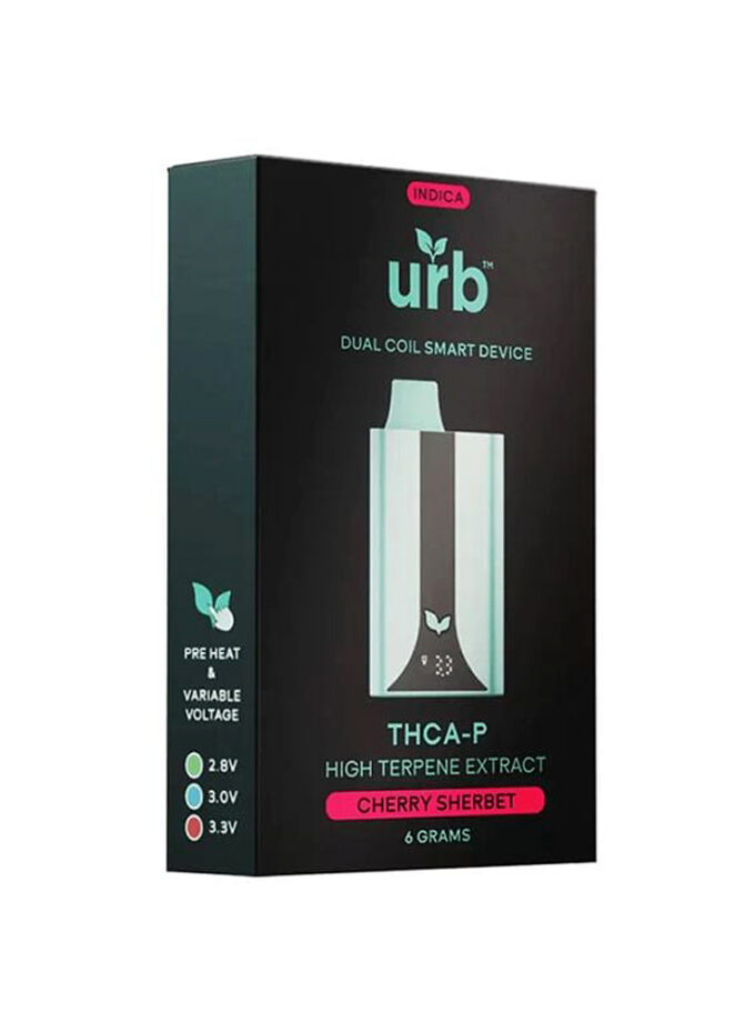 Urb Cherry Sherbet Indica Smart Device THCA-P Disposable