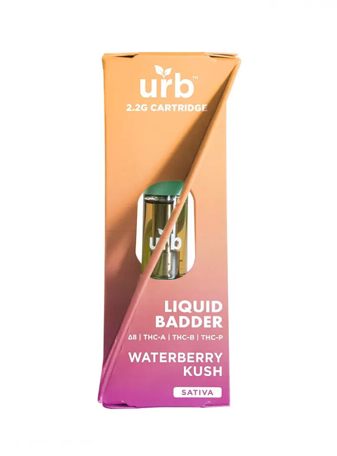 Urb Liquid Badder Waterberry Kush 2.2g Cartridge