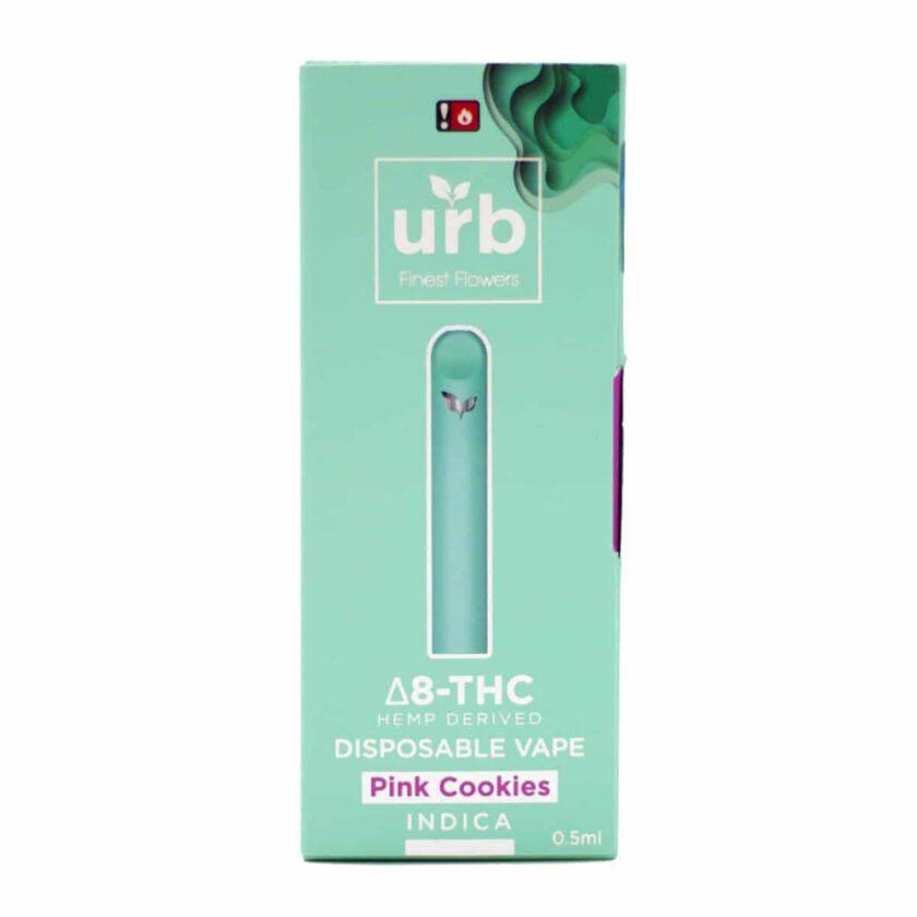 Urb Pink Cookies Indica Delta 8 THC Disposable Vape