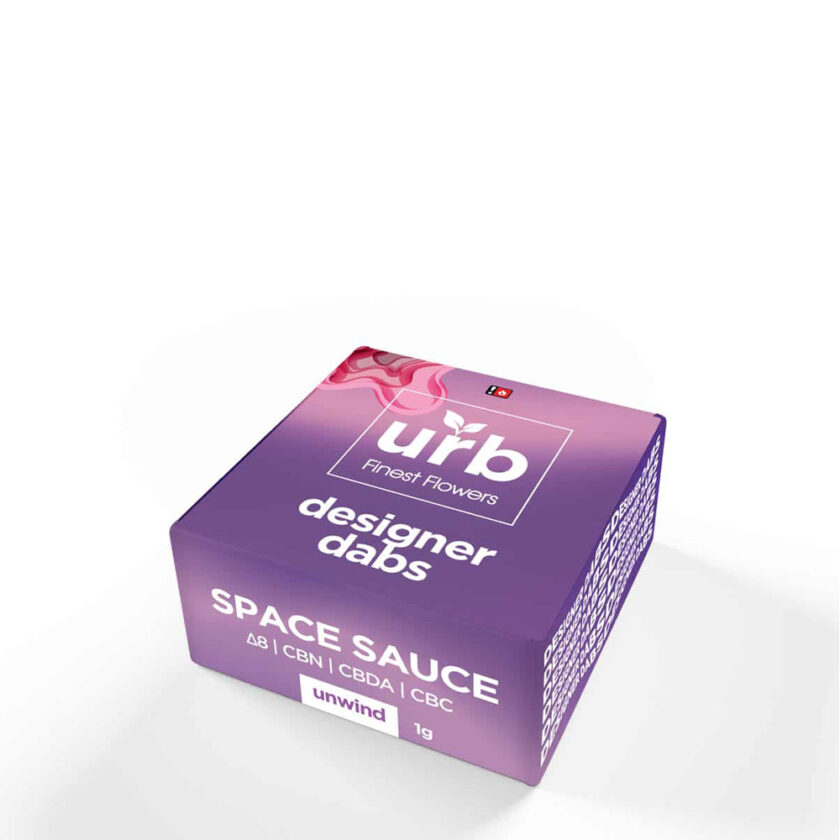 Urb Space Sauce Unwind Delta 8 THC Designer Dabs