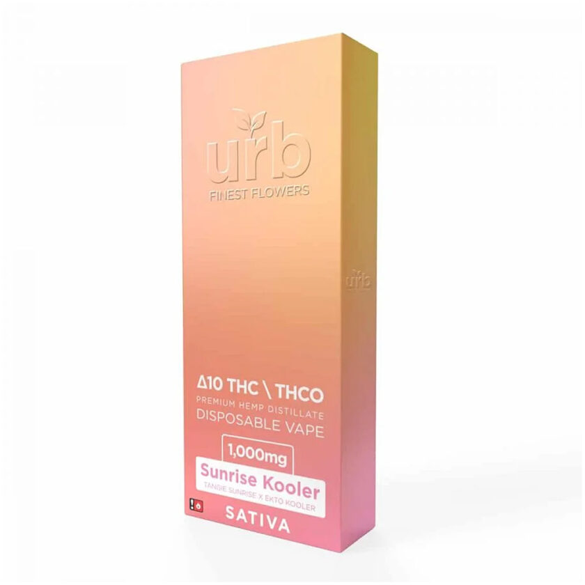 Urb Sunrise Kooler Sativa Delta 10 THC & THCO Disposable Vape