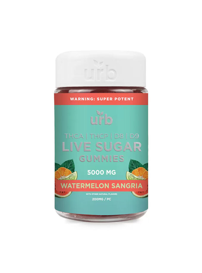 Urb THCA Live Sugar Watermelon Sangria Gummies