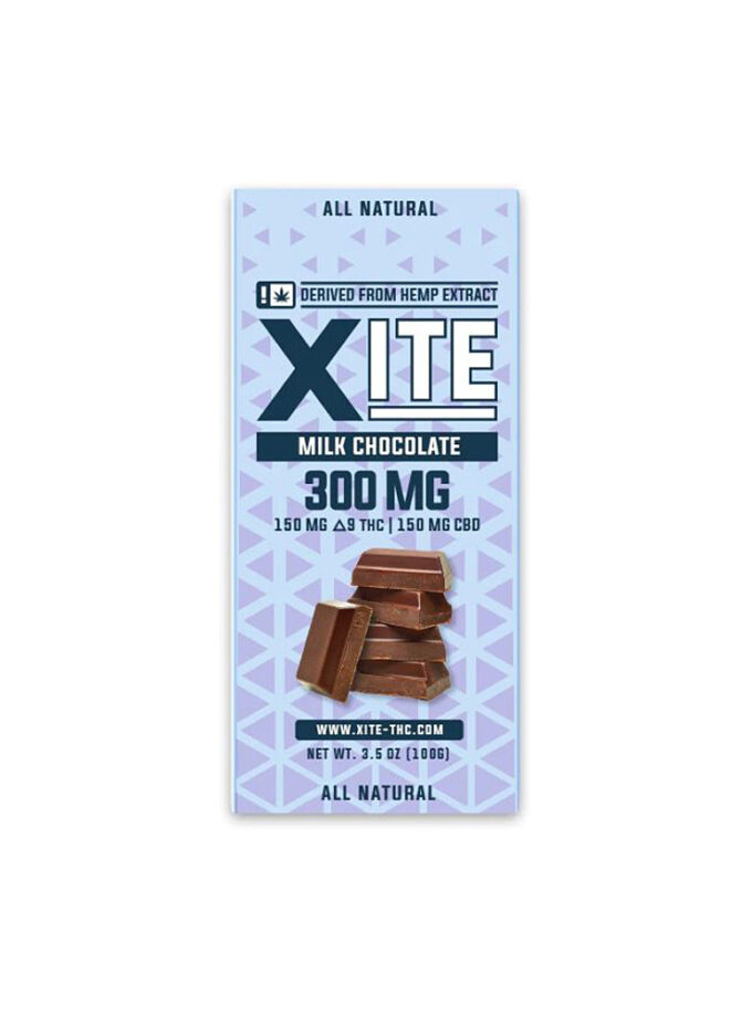 Xite Delta 9 Milk Chocolate Bar