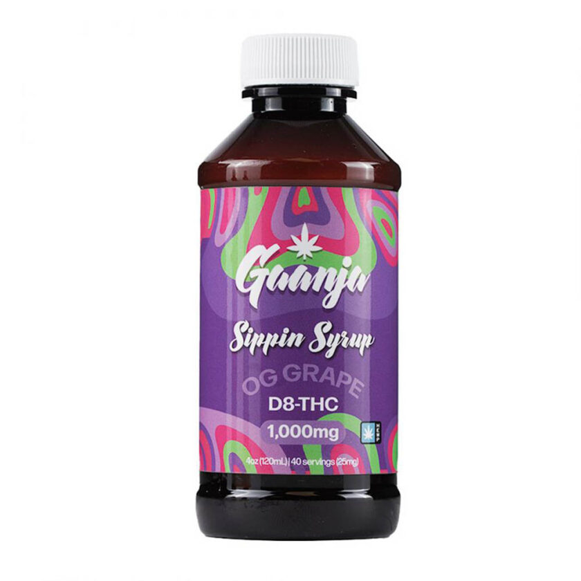 Gaanja OG Grape Delta 8 THC Sippin Syrup