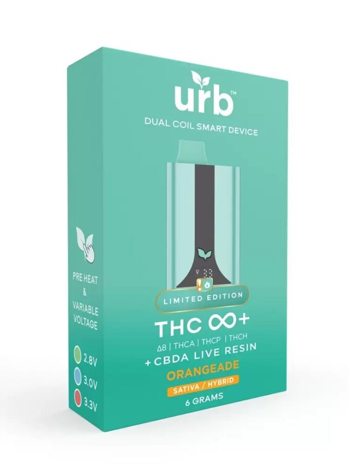 Urb THC Infinity+ Disposable | Orangeade Sativa/Hybrid | 6mL